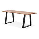 Paris Prix Table De Repas "Azimato" 200cm Naturel & Noir