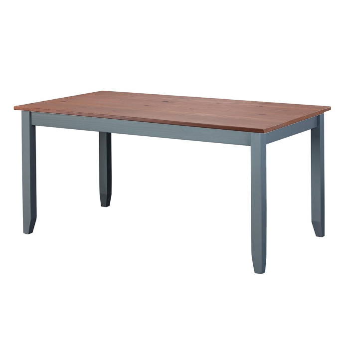Paris Prix Table De Repas Bois "Zernan" 160cm Gris & Naturel