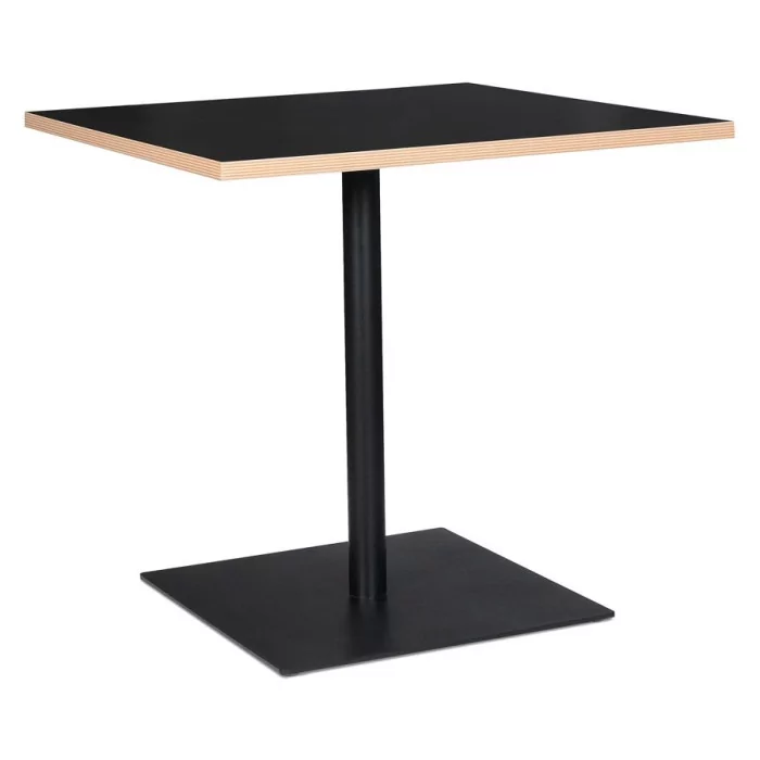 Paris Prix Table De Repas Carrée "Polanzia" 80cm Noir