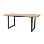 Paris Prix Table De Repas Design "Camden" 180cm Chêne & Noir