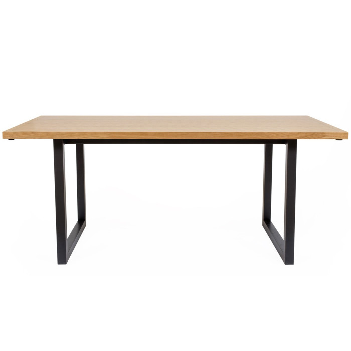 Paris Prix Table De Repas Design "Camden" 180cm Chêne & Noir