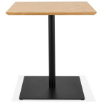 Paris Prix Table De Repas Design "Gazino" 75cm Naturel & Noir