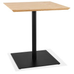 paris prix Table de Repas Design "Gazino" 75cm Naturel & Noir