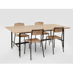 Paris Prix Table De Repas Design "Jugend" 200cm Chêne