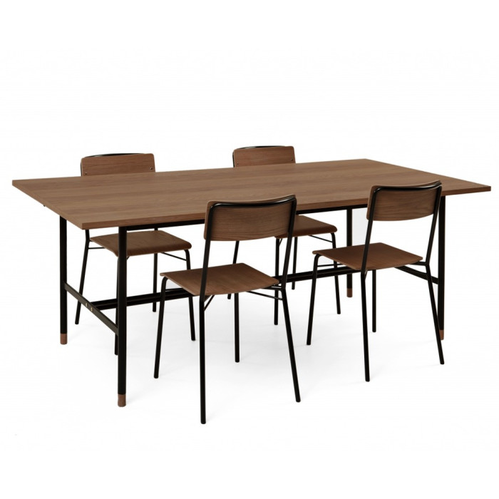 Paris Prix Table De Repas Design "Jugend" 200cm Noyer