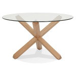 Paris Prix Table De Repas Design "Nobao" 130cm Naturel