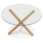 Paris Prix Table De Repas Design "Nobao" 130cm Naturel