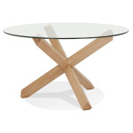 paris prix Table de Repas Design "Nobao" 130cm Naturel