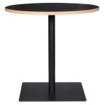 Paris Prix Table De Repas Design "Polanzia" 80cm Noir