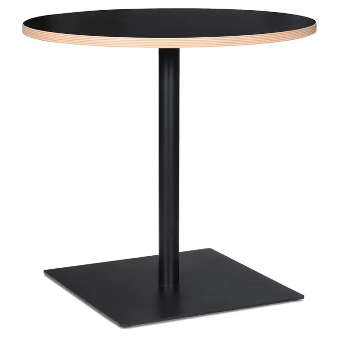 Paris Prix Table De Repas Design "Polanzia" 80cm Noir