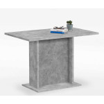 Paris Prix Table De Repas Design "Sanary" 110cm Gris Béton