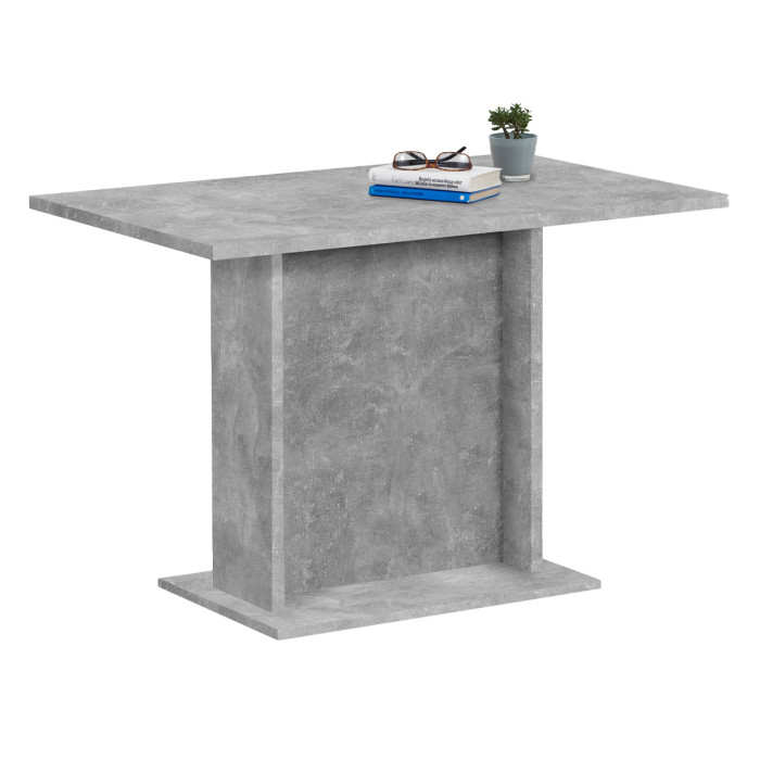 Paris Prix Table De Repas Design "Sanary" 110cm Gris Béton