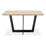 Paris Prix Table De Repas Design "Wimona" 140cm Frêne & Noir
