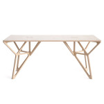 Paris Prix Table De Repas En Bois Design "Almost" 170cm Naturel