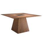 paris prix Table de Repas en Bois "Lucia" 150cm Noyer