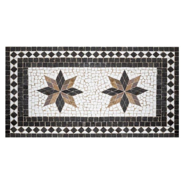 Paris Prix Table De Repas En Mosaïque "Kipos" 160cm Noir