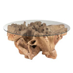 paris prix Table de Repas en Teck "Raoul" 110cm Naturel