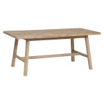 paris prix Table de Repas Extensible "Aeris" 180-220cm Beige