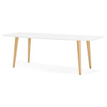 Paris Prix Table De Repas Extensible "Antark" 120-270cm Blanc