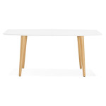 Paris Prix Table De Repas Extensible "Antark" 120-270cm Blanc