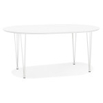 Paris Prix Table De Repas Extensible "Babao" 120-220cm Blanc