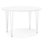 Paris Prix Table De Repas Extensible "Babao" 120-220cm Blanc