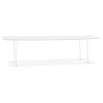 paris prix Table de Repas Extensible "Digo" 170-270cm Blanc