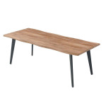 paris prix Table de Repas Extensible "Forest" 150-210cm Naturel