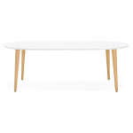 Paris Prix Table De Repas Extensible "Jane" 120-220cm Blanc