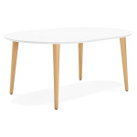 Paris Prix Table De Repas Extensible "Jane" 120-220cm Blanc