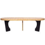 Paris Prix Table De Repas Extensible "Kapy" 110-260cm Chêne & Noir