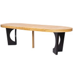 Paris Prix Table De Repas Extensible "Kapy" 110-260cm Chêne & Noir