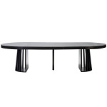 Paris Prix Table De Repas Extensible "Laize" 150-300cm Noir