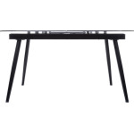 Paris Prix Table De Repas Extensible "Mapu" 160-200cm Noir