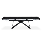 Paris Prix Table De Repas Extensible "Nayla" 180-260cm Noir