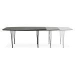 Paris Prix Table De Repas Extensible "Nestor" 270cm Noir