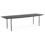 paris prix Table de Repas Extensible "Nestor" 270cm Noir