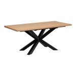 paris prix Table de Repas Extensible "Olaf" 180-220cm Beige