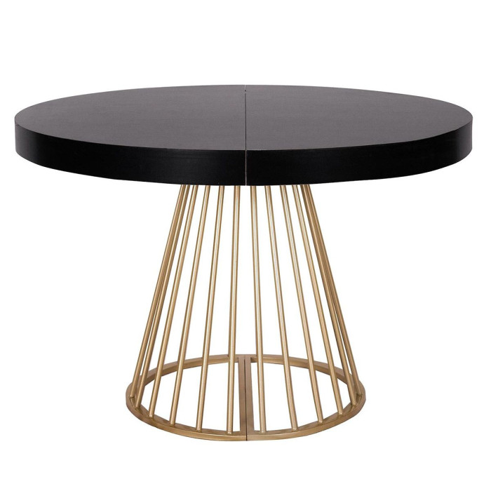 Paris Prix Table De Repas Extensible "Resoa" 110-260cm Noir