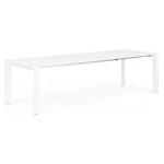 paris prix Table de Repas Extensible "Serty" 190-270cm Blanc