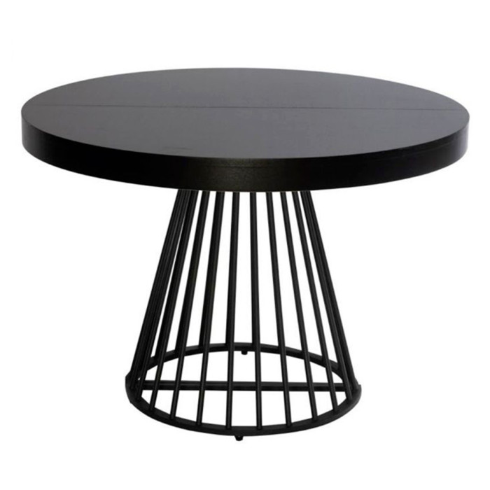 Paris Prix Table De Repas Extensible "Virginia" 110-260cm Noir