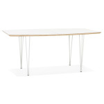 Paris Prix Table De Repas Extensible "Zemo" 170-270cm Blanc