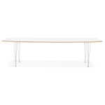 Paris Prix Table De Repas Extensible "Zemo" 170-270cm Blanc