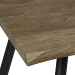 Paris Prix Table De Repas "Forest II" 110cm Naturel & Noir