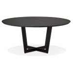 Paris Prix Table De Repas Ronde Design "Nyna" 120cm Noir