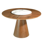 Paris Prix Table De Repas Ronde "Marcelo" 135cm Naturel