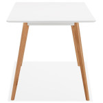 Paris Prix Table De Repas Scandinave "Inge" 120cm Blanc