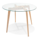 Paris Prix Table De Repas Scandinave "Rosa" 100cm Naturel
