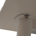 Paris Prix Table De Repas Scandinave "Wyoming" 115cm Blanc
