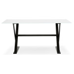 Paris Prix Table Design En Verre "Trinidad" 160cm Blanc